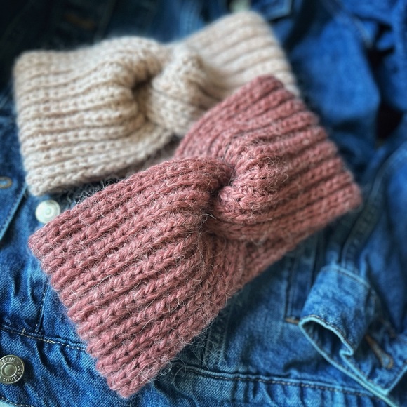 Alpaca Twisted Headbands - Picture 2 of 2